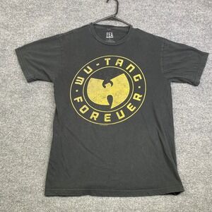 Wu-Tang Clan Forever T-Shirt Mens Large Black Yellow Graphic Hip Hop FEA 2014